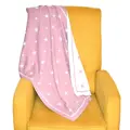 Detská deka Hviezdičky ružová