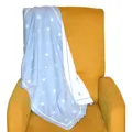 Detská deka Hviezdičky svetlo modrá