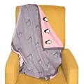 Detská deka Tučniak ružová
