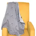 Detská deka Tučniak sivá