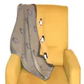 Detská deka Tučniak žltá