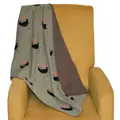 Detská deka Tukan zelená