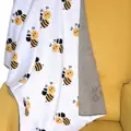 Detská deka Včielka biela