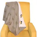 Detská deka Včielka svetlo hnedá