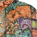 Kalamkari šál Handmade 15