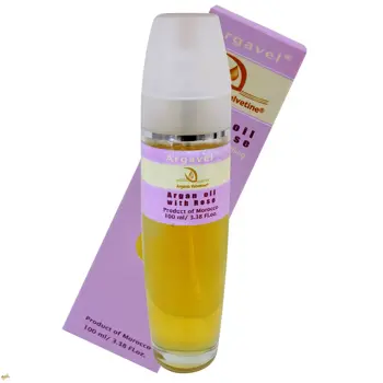 Organic argan oil with rose