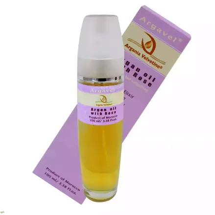 Organic cosmetic argan oil with rose 100ml