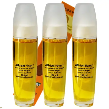 Organic cosmetic argan oil 3x100ml