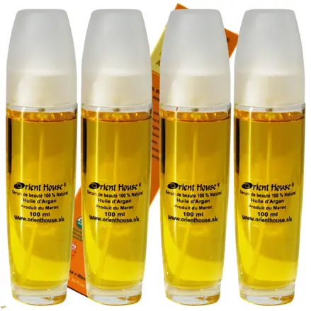 Organic cosmetic argan oil 4x100ml