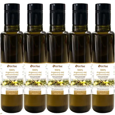 Arganový olej potravinársky 5x250ml 