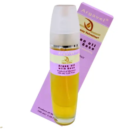 Organic cosmetic argan oil with rose 100ml