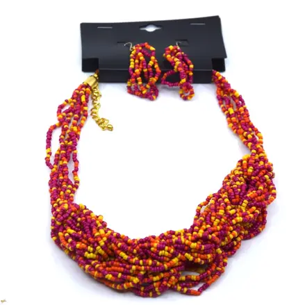 Set necklace and earrings India 7