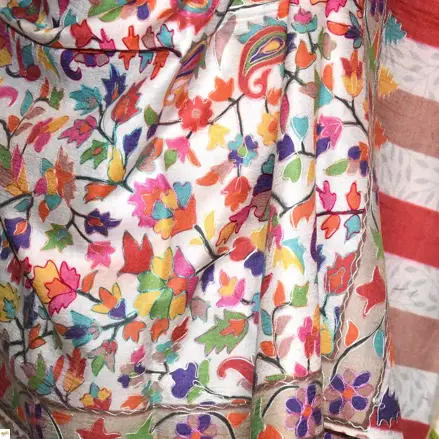 Kalamkari  šál Handmade 18