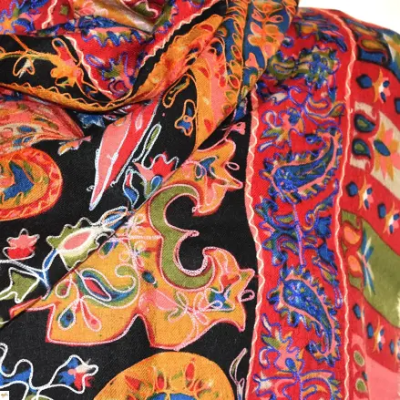 Kalamkari šál Handmade 17