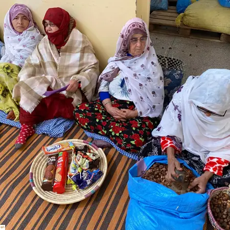 processing of argan fruits