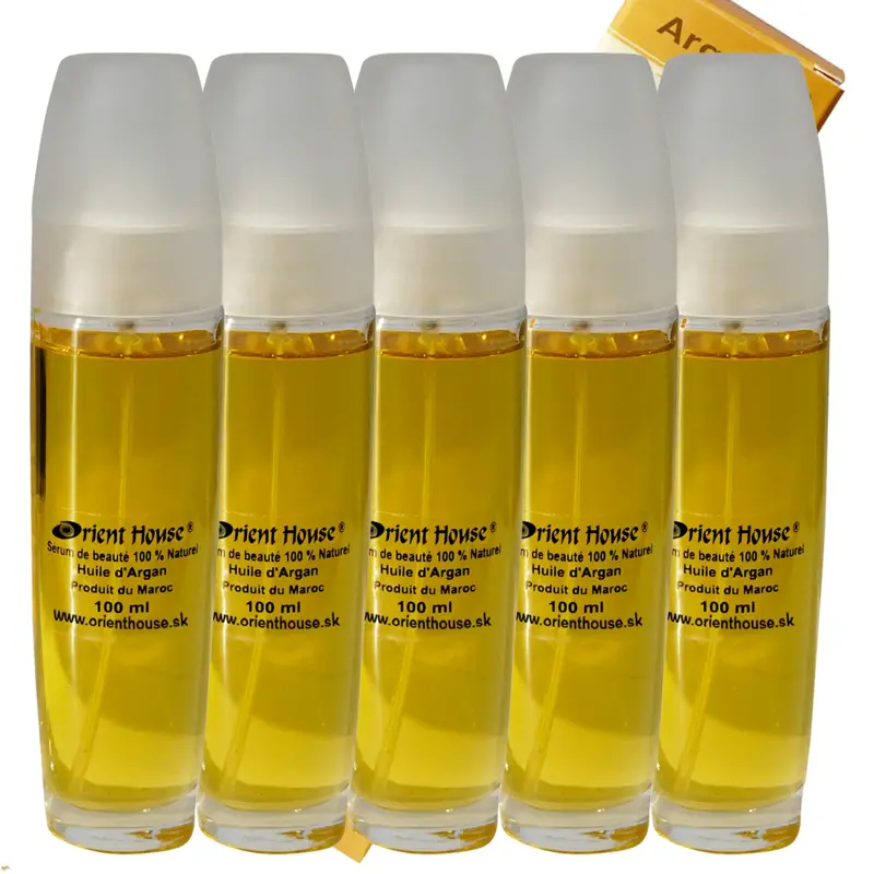 Organic cosmetic argan oil 5x100ml