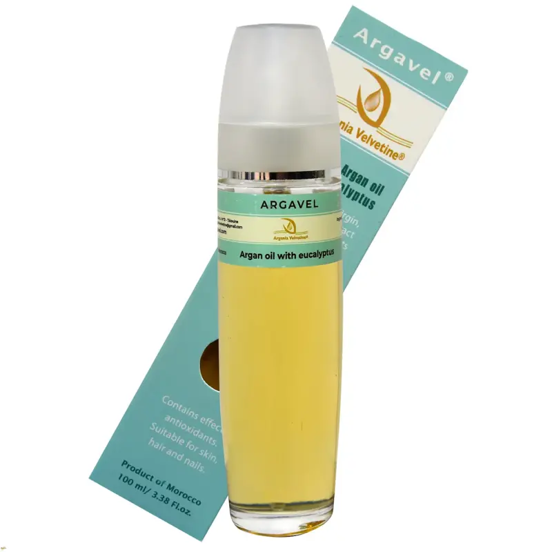 Cosmetic argan oil with eucalyptus organic 100ml Cosmetic argan oil with eucalyptus organic 100ml