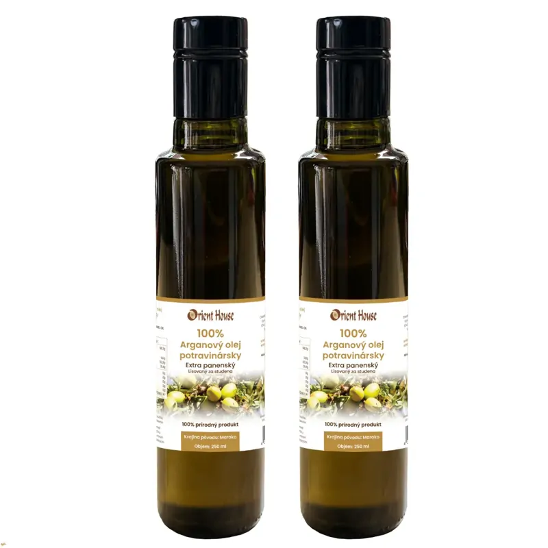 Arganový olej potravinársky 2x250ml Arganový olej potravinársky 2x250ml