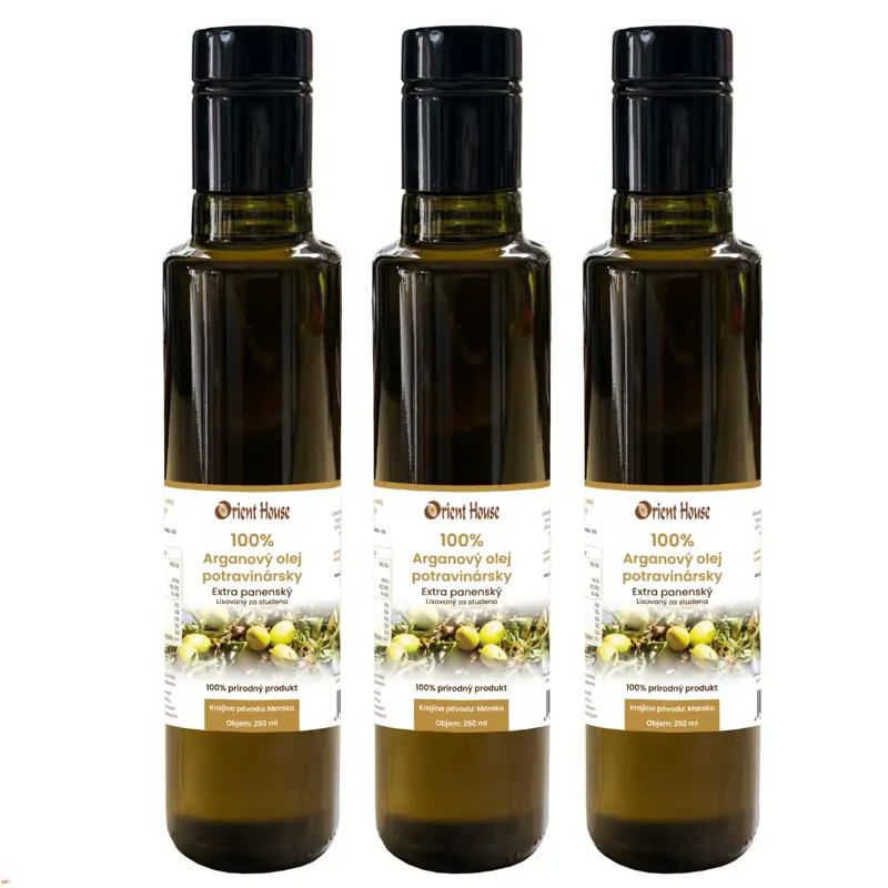 Arganový olej potravinársky 3x250ml