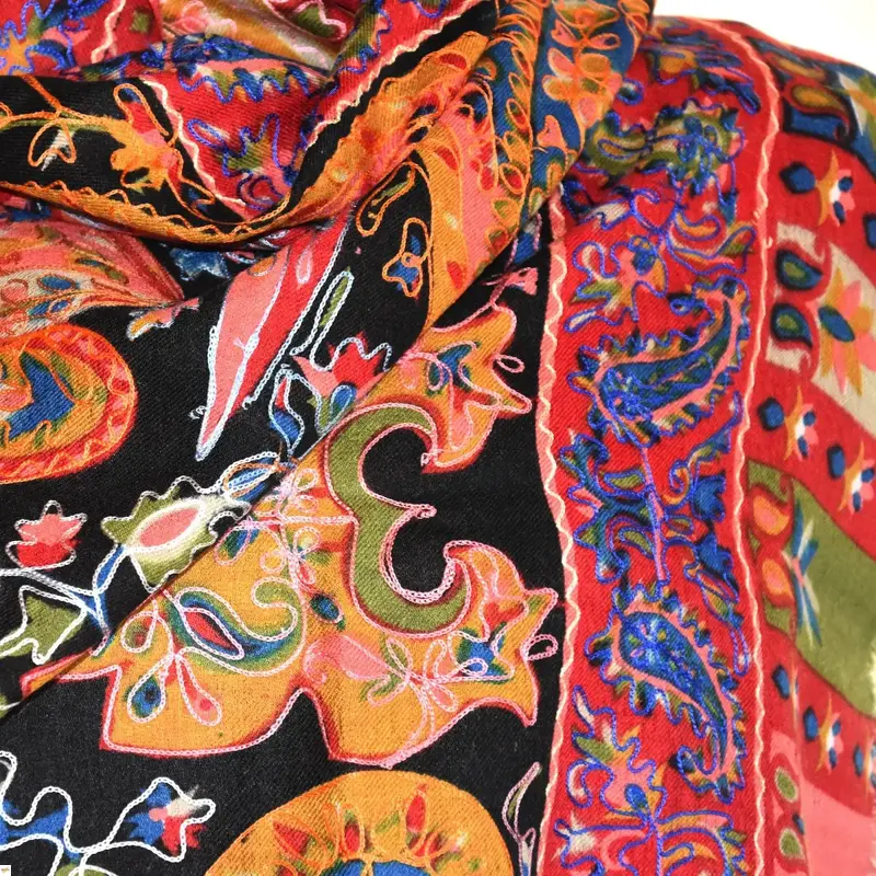 Kalamkari šál Handmade 17 Kalamkari šál Handmade 17