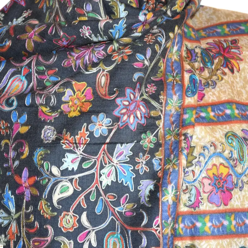 Kalamkari  šál Handmade 18